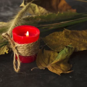 Kerzenspruch Scented Candle | If I’m lit it’s time for wine.