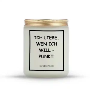„ICH LIEBE, WEN ICH WILL – PUNKT!“