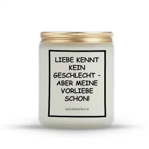 „LIEBE KENNT KEIN GESCHLECHT – ABER MEINE VORLIEBE SCHON!“