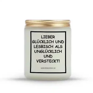 „LIEBER GLÜCKLICH UND LESBISCH ALS UNGLÜCKLICH UND VERSTECKT!“