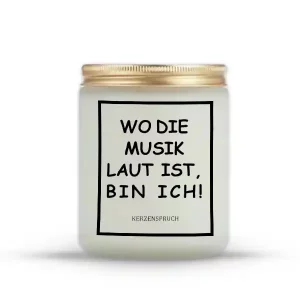 „WO DIE MUSIK LAUT IST, BIN ICH!“