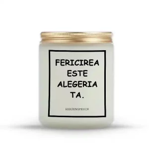 "FERICIREA ESTE ALEGERIA TA."