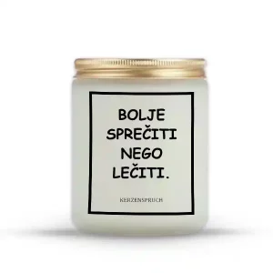 BOLJE SPREČITI NEGO LEČITI.