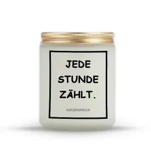 „JEDE STUNDE ZÄHLT.“