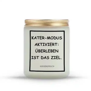 „KATER-MODUS AKTIVIERT: ÜBERLEBEN IST DAS ZIEL.“
