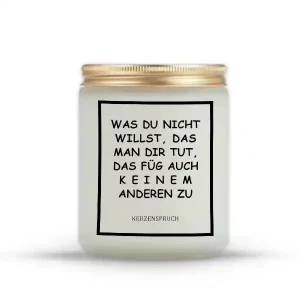 „WAS DU NICHT WILLST, DAS MAN DIR TUT, DAS FÜG AUCH KEINEM ANDEREN ZU.“