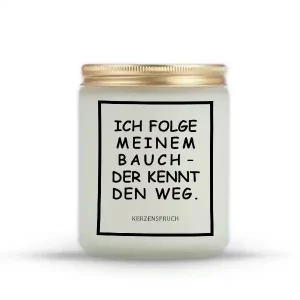 "ICH FOLGE MEINEM BAUCH – DER KENNT DEN WEG."