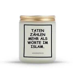 „TATEN ZÄHLEN MEHR ALS WORTE IM ISLAM.“