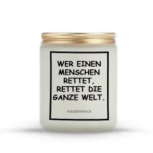 „WER EINEN MENSCHEN RETTET, RETTET DIE GANZE WELT.“