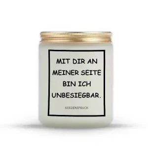 „MIT DIR AN MEINER SEITE BIN ICH UNBESIEGBAR.“