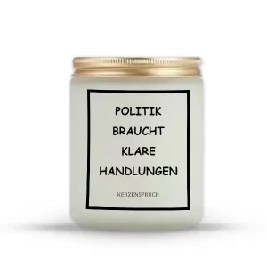 „POLITIK BRAUCHT KLARE HANDLUNGEN“