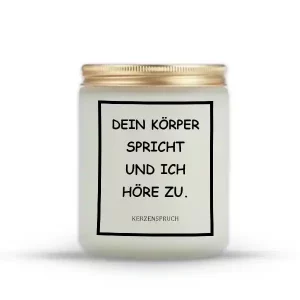 „DEIN KÖRPER SPRICHT UND ICH HÖRE ZU.“