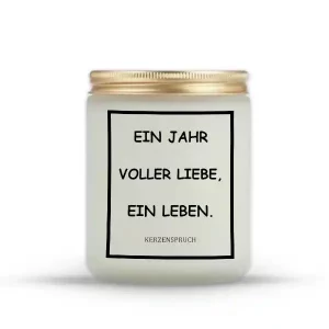 „EIN JAHR VOLLER LIEBE, EIN LEBEN.“