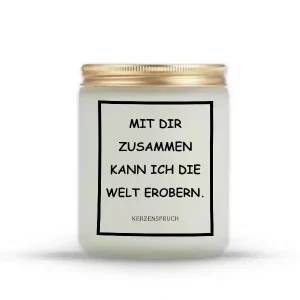 „MIT DIR ZUSAMMEN KANN ICH DIE WELT EROBERN.“