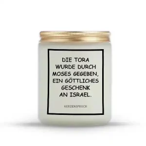 „DIE TORA WURDE DURCH MOSES GEGEBEN, EIN GÖTTLICHES GESCHENK AN ISRAEL.“