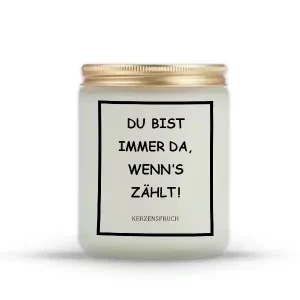 „DU BIST IMMER DA, WENN’S ZÄHLT!“