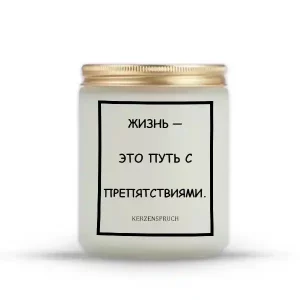 "ЖИЗНЬ — ЭТО ПУТЬ С ПРЕПЯТСТВИЯМИ."