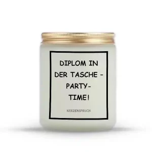 „DIPLOM IN DER TASCHE – PARTY-TIME!“