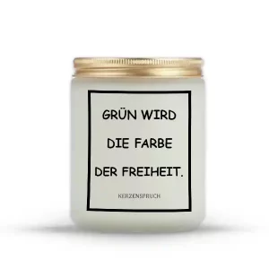 „GRÜN WIRD DIE FARBE DER FREIHEIT.“