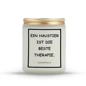 „EIN HAUSTIER IST DIE BESTE THERAPIE.“
