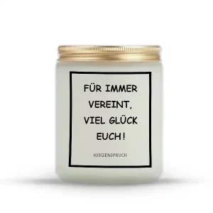 „FÜR IMMER VEREINT, VIEL GLÜCK EUCH!“