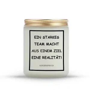 "Ein starkes Team macht aus einem Ziel eine Realität!"