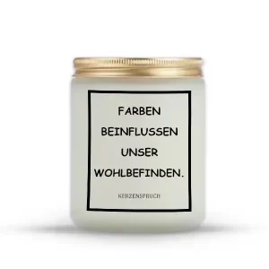 "FARBEN BEINFLUSSEN UNSER WOHLBEFINDEN."