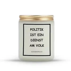 „POLITIK IST EIN DIENST AM VOLK“