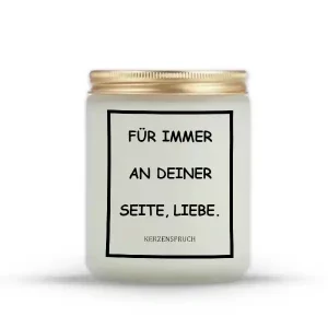 „FÜR IMMER AN DEINER SEITE, LIEBE.“