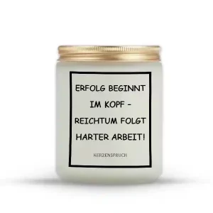 "Erfolg beginnt im Kopf – Reichtum folgt harter Arbeit!"