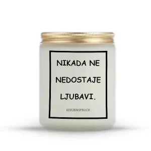 NIKADA NE NEDOSTAJE LJUBAVI.