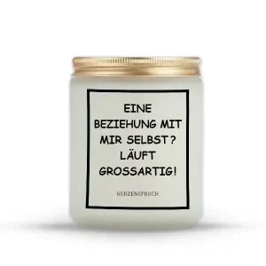„EINE BEZIEHUNG MIT MIR SELBST? LÄUFT GROßARTIG!“
