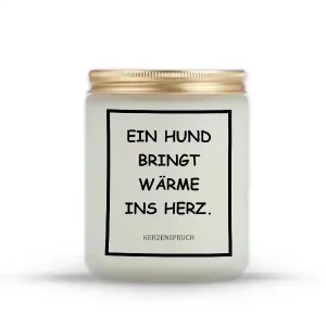 „EIN HUND BRINGT WÄRME INS HERZ.“