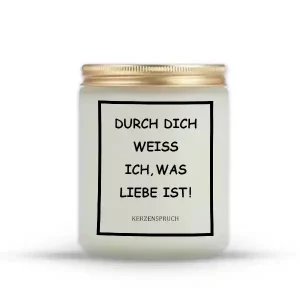 „DURCH DICH WEISS ICH, WAS LIEBE IST!“