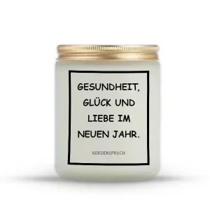 „GESUNDHEIT, GLÜCK UND LIEBE IM NEUEN JAHR.“