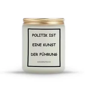 „POLITIK IST EINE KUNST DER FÜHRUNG“