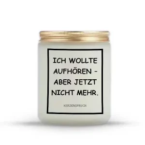 „ICH WOLLTE AUFHÖREN – ABER JETZT NICHT MEHR.“