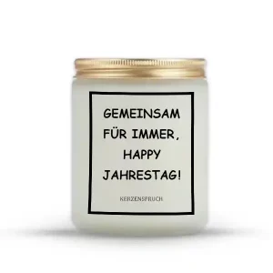 „GEMEINSAM FÜR IMMER, HAPPY JAHRESTAG!“