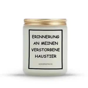 "ERINNERUNG AN MEINEN VERSTORBENE HAUSTIER"