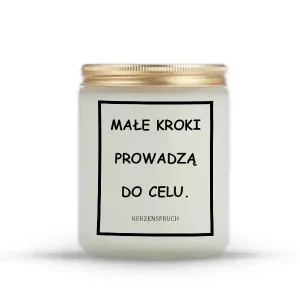 "MAŁE KROKI PROWADZĄ DO CELU."