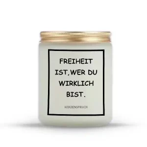 „FREIHEIT IST, WER DU WIRKLICH BIST.“