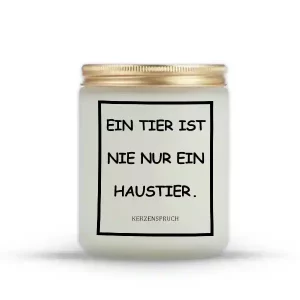 „EIN TIER IST NIE NUR EIN HAUSTIER.“