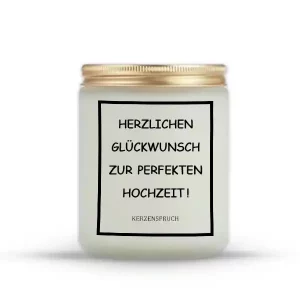 „HERZLICHEN GLÜCKWUNSCH ZUR PERFEKTEN HOCHZEIT!“