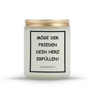 „MÖGE DER FRIEDEN DEIN HERZ ERFÜLLEN!“