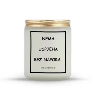 "NEMA USPJEHA BEZ NAPORA."