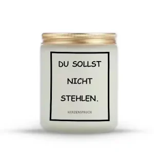 „DU SOLLST NICHT STEHLEN.“