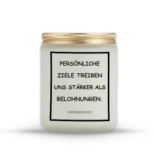 „PERSÖNLICHE ZIELE TREIBEN UNS STÄRKER ALS BELOHNUNGEN.“