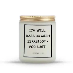 „ICH WILL, DASS DU MICH ZERREIßT – VOR LUST.“
