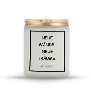 „NEUE WÄNDE, NEUE TRÄUME.“