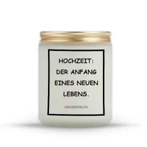 „HOCHZEIT: DER ANFANG EINES NEUEN LEBENS.“